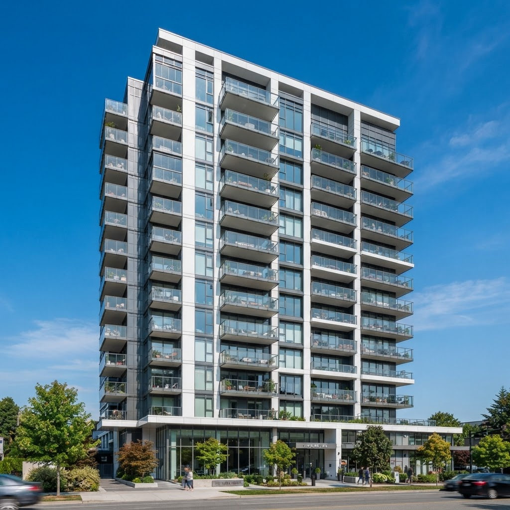 Apartman cephesi cam balkon uygulaması