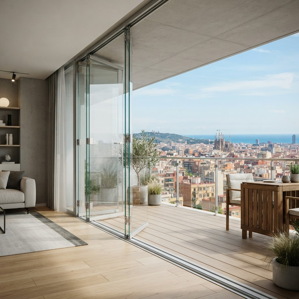 Katlanır Cam Balkon uygulaması
